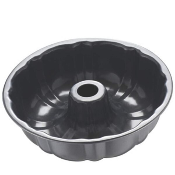Zollyss Nonstick Bakeware Pumpkin Shape Cake Mold Jelly Pan Round Deep Baking Mold, 1 Piece - Black