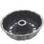 Zollyss Nonstick Bakeware Pumpkin Shape Cake Mold Jelly Pan Round Deep Baking Mold, 1 Piece - Black