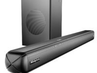 boAt Aavante 2.1 1600D / Orion Plus, Dolby Audio, 160W Signature Sound, 2.1CH Wired Subwoofer,Multiple Ports & EQ Modes, Bluetooth Sound bar, Home Theatre Soundbar Speaker (Premium Black)