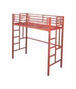bunk Bed | loft Bed Frame (3 x 6 feet, Red)