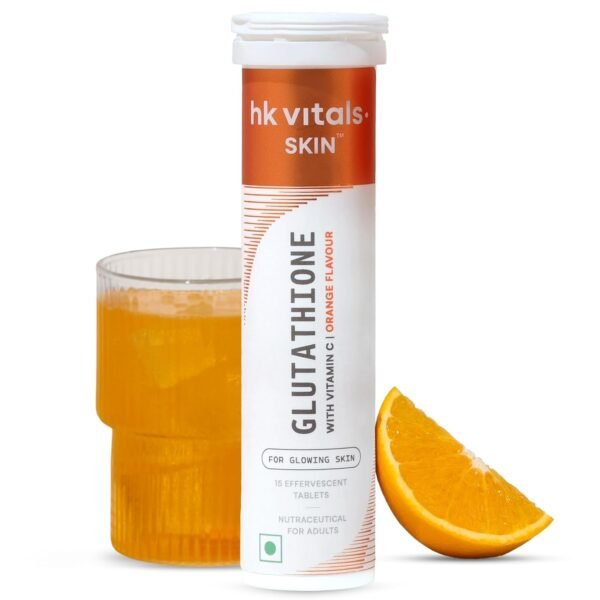 hk vitals Glutathione, Orange, 15 Effervescent Tablets