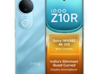 iQOO Z10R 5G (Aquamarine, 8GB RAM, 128GB Storage) | 32MP 4K Selfie Camera | Quad-Curved AMOLED Display | Dimensity 7400 Processor with 750K+ AnTuTu