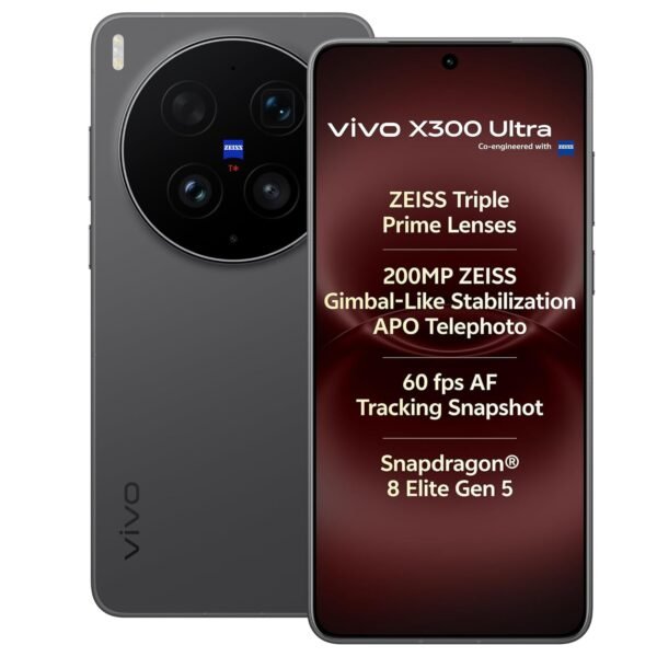 vivo X300 Ultra 5G (Eclipse Black, 16GB RAM, 512GB Storage) with No Cost EMI/Additional Exchange Offers