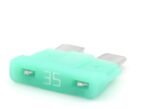 10 Pieces 35 AMP Blade Fuse with fuse holder 12V Plastic Ceramic Blade Fuse box