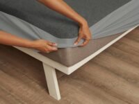 Wakefit Water Proof Terry Cotton Feel Mattress Protector | Alloy Grey | Machine Washable | Super Soft | Fits Mattress Upto 10 inches