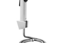 ALTON SHR20855, ABS, Health Faucet with Hose Pipe & Wall Hook, White