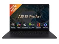 ASUS ProArt P16 OLED (2025), AMD Ryzen AI 9 HX 370, RTX 5090-24GB,64GB RAM, 2TB SSD, 16"/40.64cm Touchscreen, 4K, 120Hz,Windows 11,M365 Basic (1Year)*/Office 2024, Nano Black, 1.95Kg,H7606WX-SE028WS