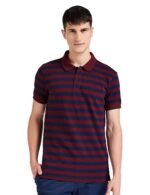 Amazon Brand - Symbol Men's Cotton Rich Striped Polo Tshirts | Collar Tshirts | Half Sleeves - Regular Fit (Available in Plus Sizes)