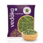 Amazon Brand - Vedaka Raw Pumpkin Seeds | 200 g | Source Magnesium and Potassium | Gluten Free | Daily Crunchy Snacks | Hygienically packed