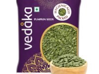 Amazon Brand - Vedaka Raw Pumpkin Seeds | 200 g | Source Magnesium and Potassium | Gluten Free | Daily Crunchy Snacks | Hygienically packed