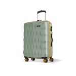 Aristocrat Comet Medium Polycarbonate Hard Case 8-Wheel Trolley Bag, Green