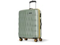Aristocrat Comet Medium Polycarbonate Hard Case 8-Wheel Trolley Bag, Green
