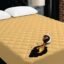 Ayka 100% Waterproof Cotton Quilted Mattress Protector Single Size Breathable Hypoallergenic Noiseless Ultra Soft Fitted Bed Protector 78x36 inch Mattress/Bed Cover (Single 78x36 | 6.5x3 ft, Beige)