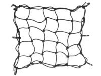 BUNKER INDUST 16" x 16" Heavy Duty Bungee Cord Cargo Net Stretches to 30" x 30"-Latex Truck Bed Mesh,Luggage Tie-Down Net with 6Pcs Free Adjustable Hooks Motorcycle Bike Roof ATV SUV Trailer