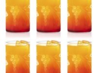 Borosil 295ml 6pc Vision Berry Cut Design Medium Drinking Glass Set | Made in India Borosilicate Glass Tumblers for Water, Cold Drinks, Juice| Microwave & Dishwasher Safe for Dailyuse & Gifting