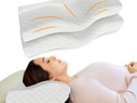 CareFoam Contour Cervical Memory Foam Pillow | 2-Year Manufacturing Warranty | Ergonomic 3-Zone Orthopedic Pillow for Neck Support & Cervical Spine Alignment | Made in India |19 x 11 x 4 Inch