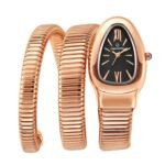 Carlington Elegant Snake Band Analog Ladies Watch – Stainless Steel Strap| Water & Shock Resistant|Watch for Party & Casual Wear Watch for Girls - CT 501