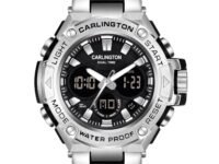 Carlington Endurance Analog-Digital Wrist Watch for Men | Sports Watch with Dual Time Display | Shock Resistant | Water Resistant | LED Backlight | Silicone Strap | Men's Casual & Outdoor Watch - CT 9107