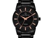 Carlington Premium Watch for Men with Black Colored Chain Watch for Men Stainless Steel and Scratch Resistance