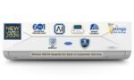 Carrier 1 Ton 3 Star, New Star rated, Wi-Fi Smart Flexicool Inverter Split AC (Copper, Convertible 6-in-1 with Wi-Fi with Geo-Fencing, Smart Energy Display, ESTER EDGE Gxi WiFi-CAI12EE3R36W0, White)