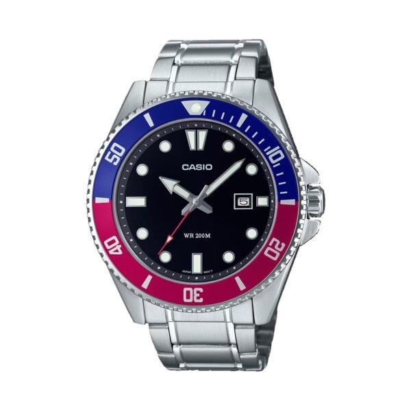 Casio Men MDV-107D-1A3VDF Analog Black Dial Men (A2191)
