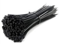 Crae Cable Zip Ties Heavy Duty Strong Wire Organizer | Self-Locking Fasteners | Plastic Cable Clamp | Strap Wraps and Zip Ties | Nylon Plastic Cable Ties | Durable and Soft Custom Sizes |8 Inch Black