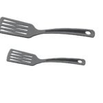Dynore Premium Black Nylon Spatula Set of 2 – Heat Resistant Non-Stick Turner for Flipping, Mixing & Cooking