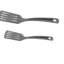 Dynore Premium Black Nylon Spatula Set of 2 – Heat Resistant Non-Stick Turner for Flipping, Mixing & Cooking