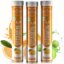 End2End Nutrition Natural Vitamin C - Amla Extract + Zinc for Immunity | Helps to Boost Collagen for Healthy Skin, Hair & Nails | Orange Flavour - (Pack of 3) 60 Effervescent Tablets