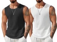 FN3 Waffle Vest for Men || Men's Tank Top Regular fit||Combo Pack of 2 Sports Vest