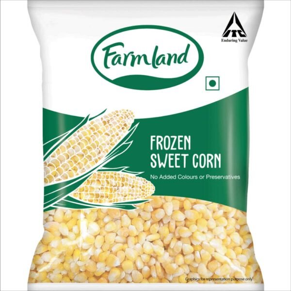 Farmland Frozen Sweet Corn, Ready to Cook Frozen Vegetable, 1kg