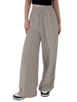 GRECIILOOKS Women Trousers for Women,Women Trousers,Women's High-Waisted Pant,Women Trousers Pants,Korean Trousers for Women, Regular Fit