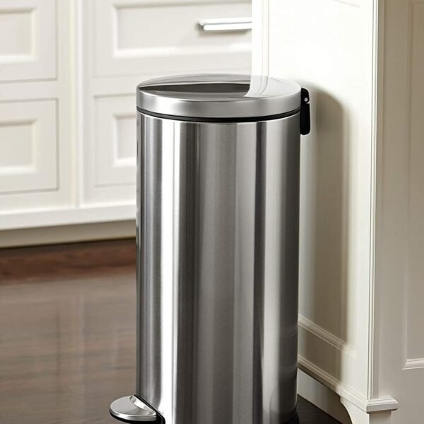Ganeshi Stainless Steel Pedal Dustbin for Home Kitchen and Offices -11 Liter 10 X 15 Inch
