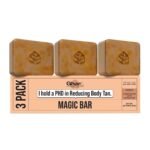 Ghar Soaps Sandalwood & Saffron Magic Bar For Bath (300 Gms Pack Of 3) | Paraben Free | Chandan & Kesar Bath Soap | Handmade Soaps For Glowing | Skin Brightening Soap For Men & Women