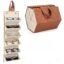 Goggles Organizer Box with 6 Slots, Foldable Sunglasses Case, Travel Sunglass Organizer, Eyeglasses Display Container Box Holder Spectacles Case for Women & Men (Black & Brown) (6 Slot)