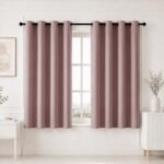 HOMEMONDE Premium Blackout 5 Feet Curtain for Window - Noise Reduced and Fade Resistant Blackout Curtains, True Room Darkening Drapes for Living Room, Bedroom Single Pcs, (Lavender, 152 x 118 CM)