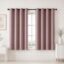 HOMEMONDE Premium Blackout 5 Feet Curtain for Window - Noise Reduced and Fade Resistant Blackout Curtains, True Room Darkening Drapes for Living Room, Bedroom Single Pcs, (Lavender, 152 x 118 CM)