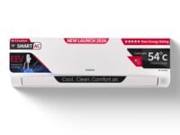 Hitachi Smart Choice 1.5 Ton 5 Star, New star rated, Inverter Split AC (Copper,Wi-Fi, 4 Way Swing, Hybrid Convertible, ice Clean cooling, Anti-bacterial Mesh Filter,RAS.V518PCDIBM1, White)