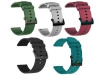 IIK COLLECTION 22mm Silicone Strap for Smart Watches | Combo Pack Compatible With Noise, Fireboltt, Boat Xtend, Pebble, Boat Flash, Noise Color Fit, Ultra Smart Watch & All Watches