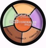 INSIGHT Pro Concealer Palette - Shade Corrector | Makeup Wheel for Face | Satin–Matte Finish | 3-in-1 Conceal, Contour & Correct | Waterproof | Full Coverage | 15gm