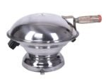 Kuber Industries Aluminium Multi Purpose Oven|Gas Tandoor|Barbeque Griller/Bati/Pizza Maker|Size 34 X 34 X 26 Cm (Silver)-Kubmart11725, 100 Ml