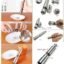 Kunya® Stainless Steel Dual Salt & Pepper Miller Grinder with Strong Adjustable Ceramic Mechanism Hand Mixers Salt & Pepper Shaker