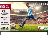 LG 164 cm (65 inches) UA8 AI Series 4K Ultra HD (3840 x 2160) Smart webOS LED TV 65UA82006LA 2025