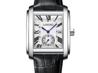 LONGBO Mens Watch Rectangular Shape Alloy Case Business Casual Genuine Leather Strap with Seconds Subdial | Calendar Date | Scratch Resistant Waterproof Watches for Men