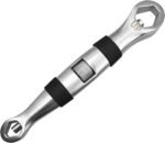 LWVAX ® Universal Wrench 23 In 1 Dual Head Metric Imperial Wrench Set Ratchet Adjustable Wrench 7-19 Mm Spanner Flexible Multifunctional Hand Tool for Car Repair