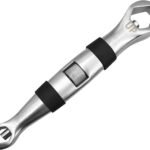 LWVAX ® Universal Wrench 23 In 1 Dual Head Metric Imperial Wrench Set Ratchet Adjustable Wrench 7-19 Mm Spanner Flexible Multifunctional Hand Tool for Car Repair