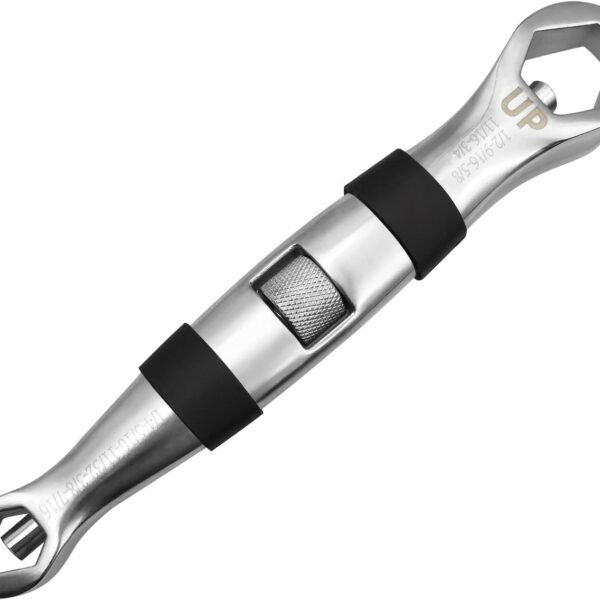 LWVAX ® Universal Wrench 23 In 1 Dual Head Metric Imperial Wrench Set Ratchet Adjustable Wrench 7-19 Mm Spanner Flexible Multifunctional Hand Tool for Car Repair