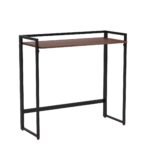 Livzing Wooden Foldable Laptop Table Portable Writing Desk Study Table for Students Reading Laptop Stands Multipurpose Work from Home Table Desktop, Laptop, Printer Wooden Table for Home and Office