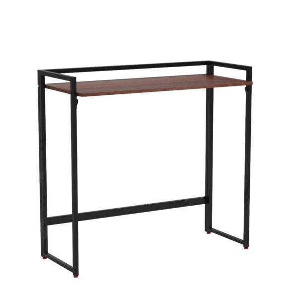 Livzing Wooden Foldable Laptop Table Portable Writing Desk Study Table for Students Reading Laptop Stands Multipurpose Work from Home Table Desktop, Laptop, Printer Wooden Table for Home and Office