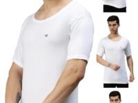 Lux Cozi Men's Cotton Regular Fit Vest (Pack of 4)